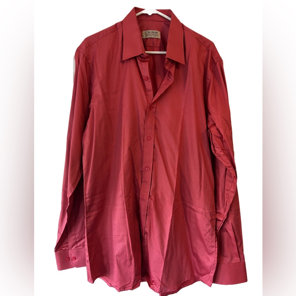 Men’s custom made long XXL dress shirt.